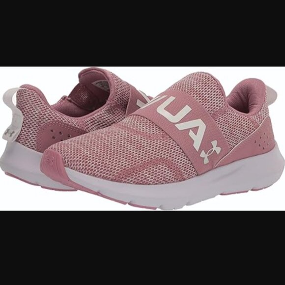 New In Box, Under Armour Women's Surge 3 Pink Running Shoes, sz 6 - Picture 1 of 8